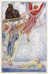 Raphael and the Angels Carry St Senan to the Island